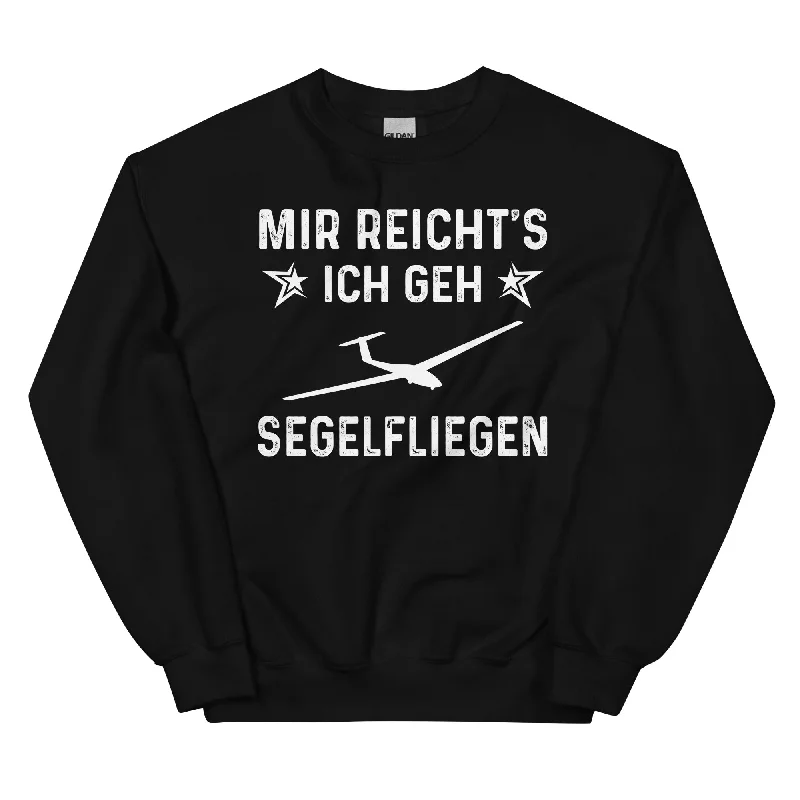 Mir Reicht's Ich Gen Segelfliegen - Sweatshirt (Unisex) Hoodie with Front Slit Layering Stylish Mir Reicht's Ich Gen Segelfliegen - Sweatshirt (Unisex) Hoodie with Front Slit Layering Stylish
