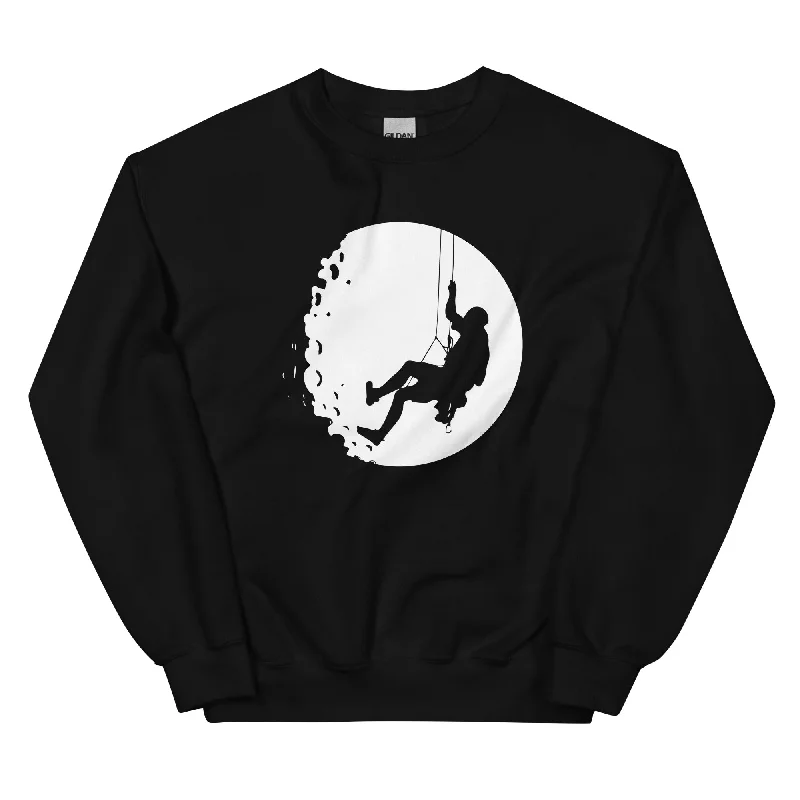 Moon - Klettern - Sweatshirt (Unisex) Hoodie with Pattern Geometric Abstract