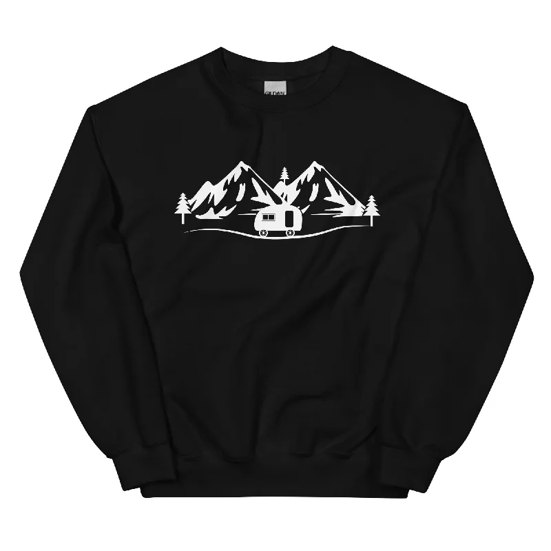 Berge - Camping Caravan - (11) - Sweatshirt (Unisex) Hoodie with Lace Feminine Delicate Berge - Camping Caravan - (11) - Sweatshirt (Unisex) Hoodie with Lace Feminine Delicate
