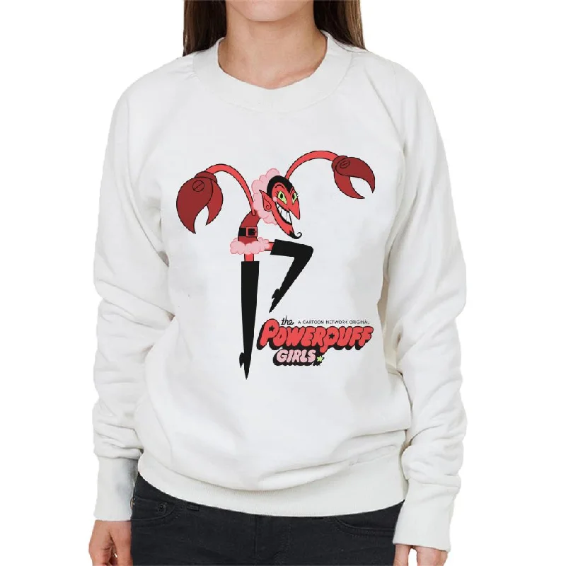 Powerpuff Girls HIM Smile Women's Sweatshirt Hoodie with Rolled Sleeves Casual Relaxed Powerpuff Girls HIM Smile Women's Sweatshirt Hoodie with Rolled Sleeves Casual Relaxed