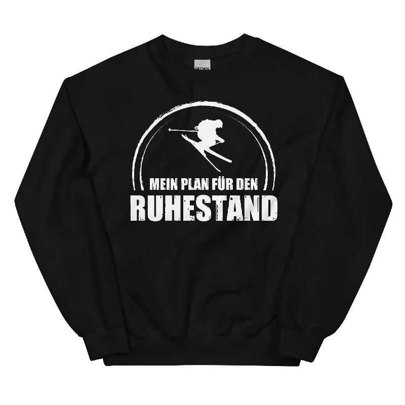 Mein Plan Fur Den Ruhestand - Sweatshirt (Unisex) Hoodie with Front Slit Layering Stylish Mein Plan Fur Den Ruhestand - Sweatshirt (Unisex) Hoodie with Front Slit Layering Stylish