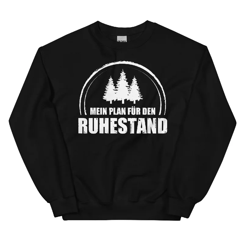 Mein Plan Fur Den Ruhestand 3 - Sweatshirt (Unisex) Hoodie with Half-Zip Sporty Casual Mein Plan Fur Den Ruhestand 3 - Sweatshirt (Unisex) Hoodie with Half-Zip Sporty Casual