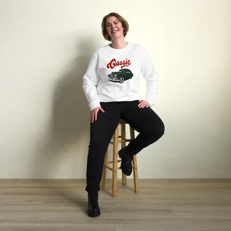 Classic Vintage Graphic Women Organic Sweatshirt Hoodie with Drawcord Adjustable Secure Classic Vintage Graphic Women Organic Sweatshirt Hoodie with Drawcord Adjustable Secure
