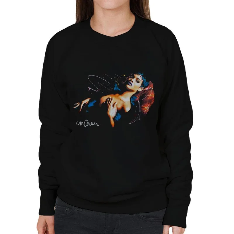 Sidney Maurer Original Portrait Of Rihanna Nude Women's Sweatshirt Hoodie with Toggle Buttons Decorative Unique Sidney Maurer Original Portrait Of Rihanna Nude Women's Sweatshirt Hoodie with Toggle Buttons Decorative Unique