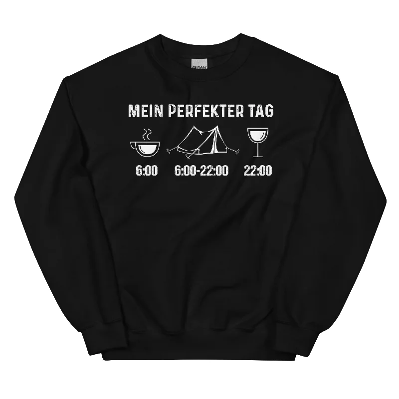 Mein Perfekter Tag 1 - Sweatshirt (Unisex) Hoodie with Magnetic Closure Innovative Modern Mein Perfekter Tag 1 - Sweatshirt (Unisex) Hoodie with Magnetic Closure Innovative Modern