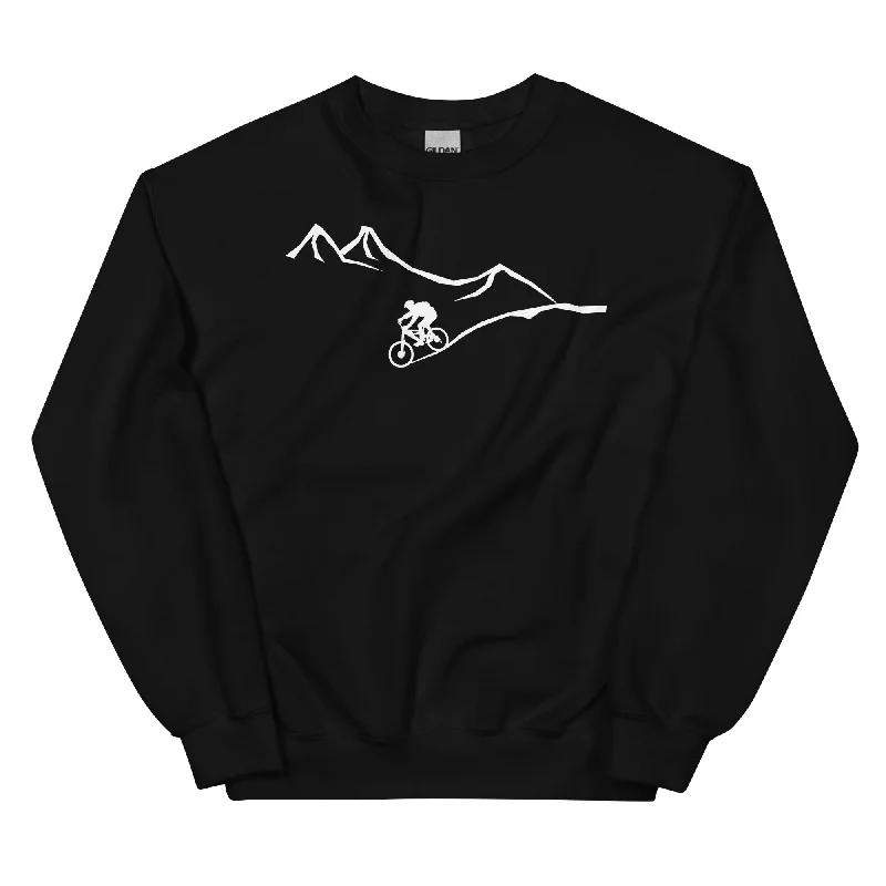 Berge - Kurve Linie - Radfahren - Sweatshirt (Unisex) Hoodie with Oversized Fit Loose Comfortable Berge - Kurve Linie - Radfahren - Sweatshirt (Unisex) Hoodie with Oversized Fit Loose Comfortable