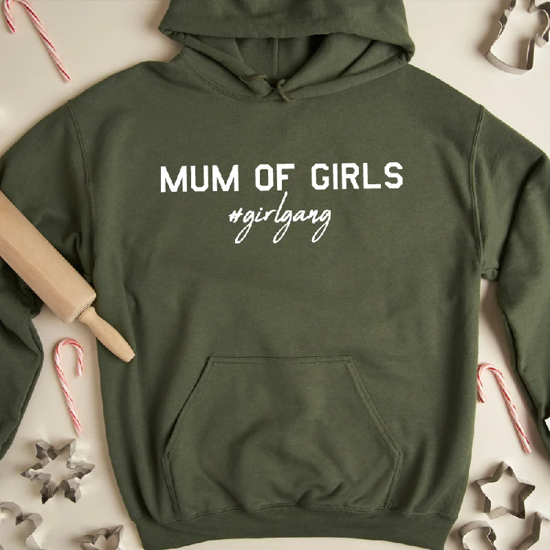 Mum of Girls (#GirlGang) Hoodie (MRK X) Hoodie with Drawstring Waist Adjustable Fitted Mum of Girls (#GirlGang) Hoodie (MRK X) Hoodie with Drawstring Waist Adjustable Fitted