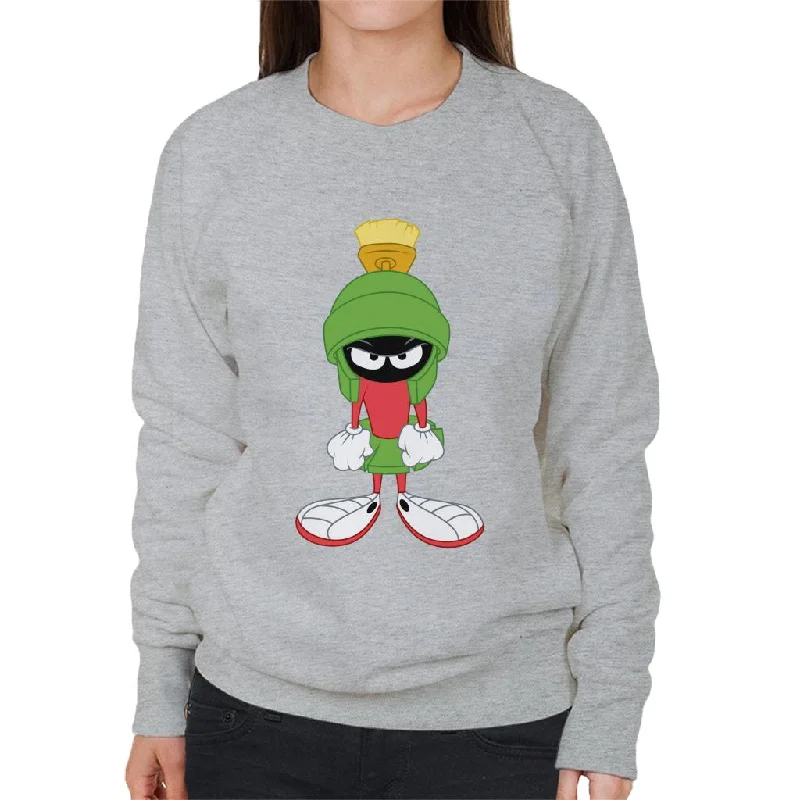 Looney Tunes Marvin The Angry Martian Women's Sweatshirt Hooded Sweatshirt Casual Wear Street Style Looney Tunes Marvin The Angry Martian Women's Sweatshirt Hooded Sweatshirt Casual Wear Street Style
