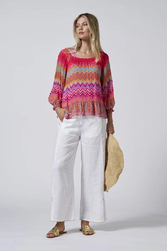 ROSITA BLOUSE Chic Square Blouse