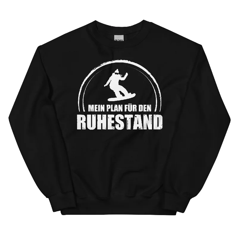 Mein Plan Fur Den Ruhestand 1 - Sweatshirt (Unisex) Hoodie with Thumb Holes Functional Cozy Mein Plan Fur Den Ruhestand 1 - Sweatshirt (Unisex) Hoodie with Thumb Holes Functional Cozy