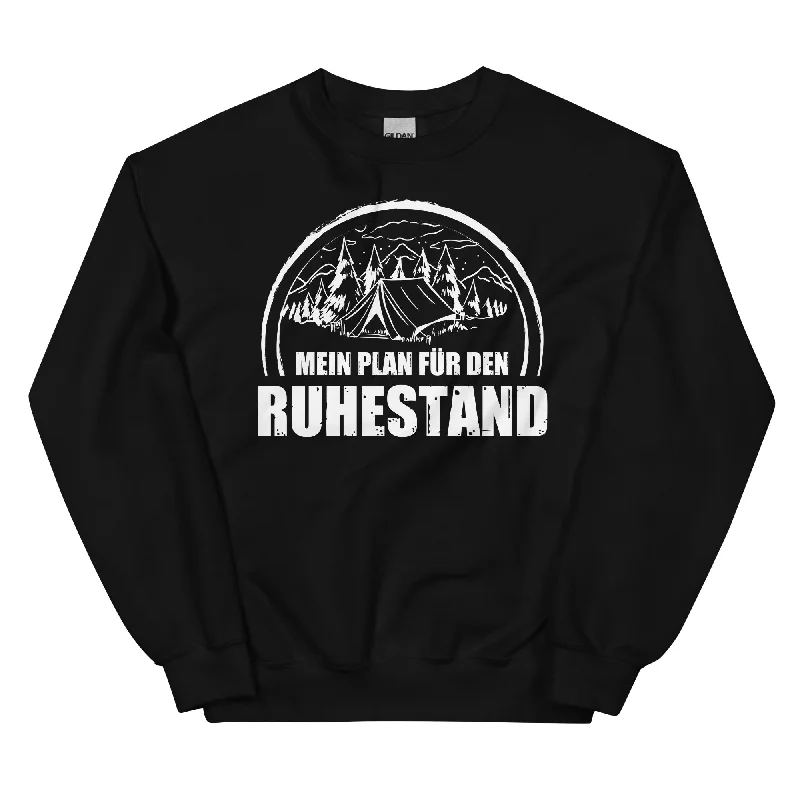 Mein Plan Fur Den Ruhestand 1 - Sweatshirt (Unisex) Hoodie with Contrast Stitching Detailed Premium Mein Plan Fur Den Ruhestand 1 - Sweatshirt (Unisex) Hoodie with Contrast Stitching Detailed Premium