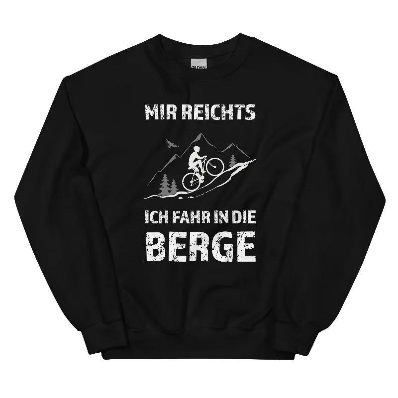 Mir reichts ich fahr in die Berge - Sweatshirt (Unisex) Hoodie with Rhinestones Sparkly Elegant Mir reichts ich fahr in die Berge - Sweatshirt (Unisex) Hoodie with Rhinestones Sparkly Elegant