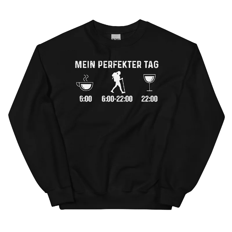 Mein Perfekter Tag 1 - Sweatshirt (Unisex) Hoodie with Hem Elastic Stretchable Comfortable Mein Perfekter Tag 1 - Sweatshirt (Unisex) Hoodie with Hem Elastic Stretchable Comfortable