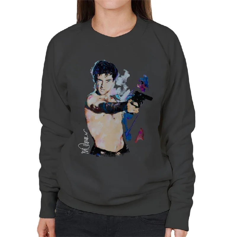 Sidney Maurer Original Portrait Of Robert De Niro Taxi Driver Women's Sweatshirt Hoodie with Oversized Fit Loose Comfortable Sidney Maurer Original Portrait Of Robert De Niro Taxi Driver Women's Sweatshirt Hoodie with Oversized Fit Loose Comfortable