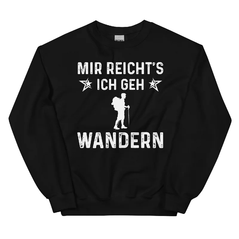 Mir Reicht's Ich Gen Wandern - Sweatshirt (Unisex) Hoodie with Cuffed Sleeves Snug Secure Mir Reicht's Ich Gen Wandern - Sweatshirt (Unisex) Hoodie with Cuffed Sleeves Snug Secure