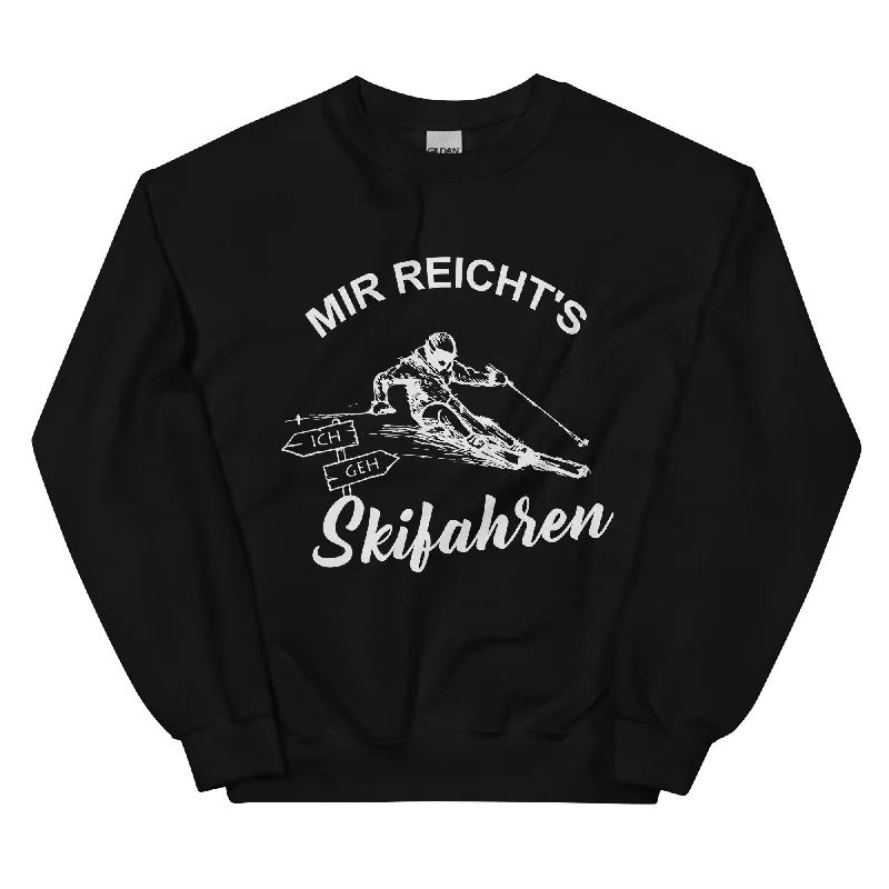 Mir reichts ich geh Skifahren - Sweatshirt (Unisex) Hoodie with High-Low Hem Asymmetrical Trendy Mir reichts ich geh Skifahren - Sweatshirt (Unisex) Hoodie with High-Low Hem Asymmetrical Trendy