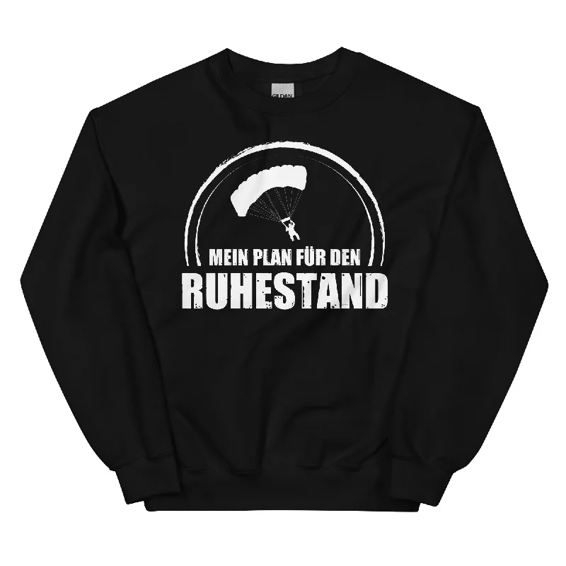 Mein Plan Fur Den Ruhestand 1 - Sweatshirt (Unisex) Hoodie with Cuffed Sleeves Snug Secure Mein Plan Fur Den Ruhestand 1 - Sweatshirt (Unisex) Hoodie with Cuffed Sleeves Snug Secure