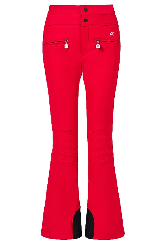 Aurora Flare Ski Pant - Red Casual Track Pants