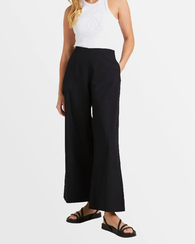 Womens Santorini Palazzo Pants Stretch Fit Pants