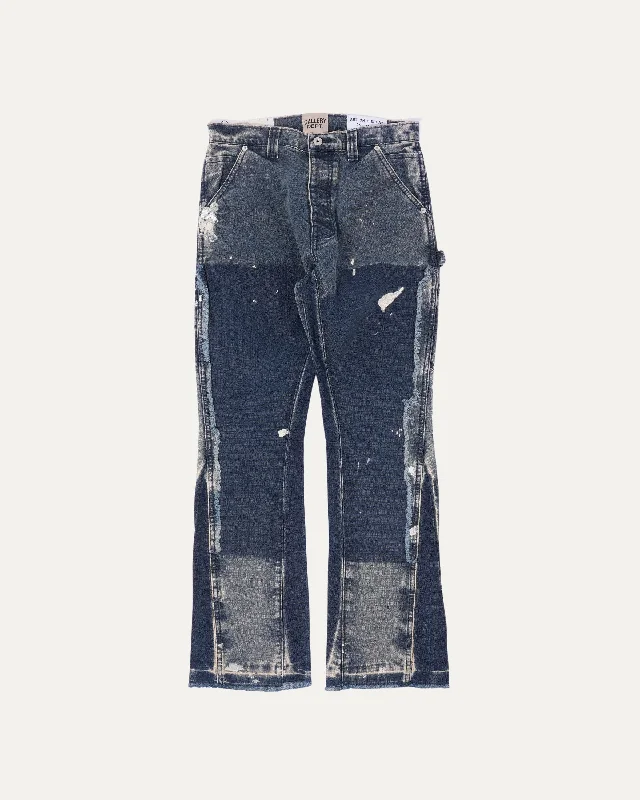 Flare Carpenter Pants Elegant Silk Pants