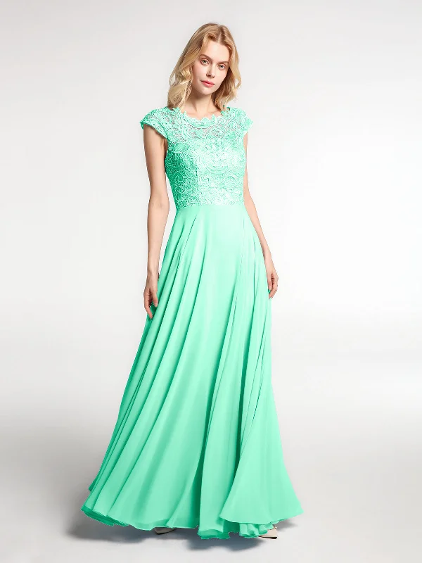 Illusion Wrap Neck Lace and Chiffon Maxi Dress-Turquoise Fashionable Faux Wrap Maxi Dress Illusion Wrap Neck Lace and Chiffon Maxi Dress-Turquoise Fashionable Faux Wrap Maxi Dress