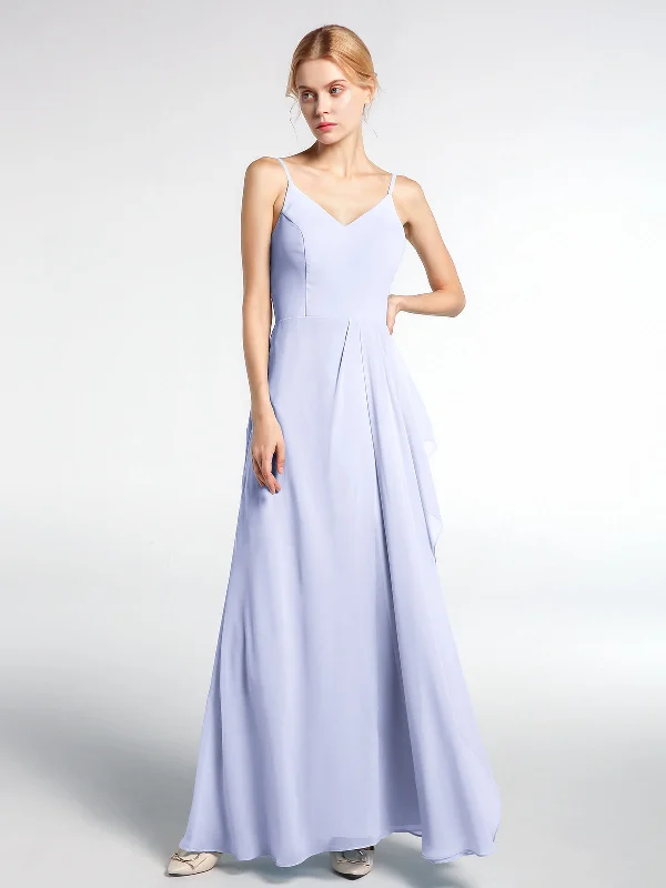 V-neck Chiffon Simple Maxi Dress with Spaghetti Straps-Lavender Fashionable Maxi Dress with Fringe V-neck Chiffon Simple Maxi Dress with Spaghetti Straps-Lavender Fashionable Maxi Dress with Fringe