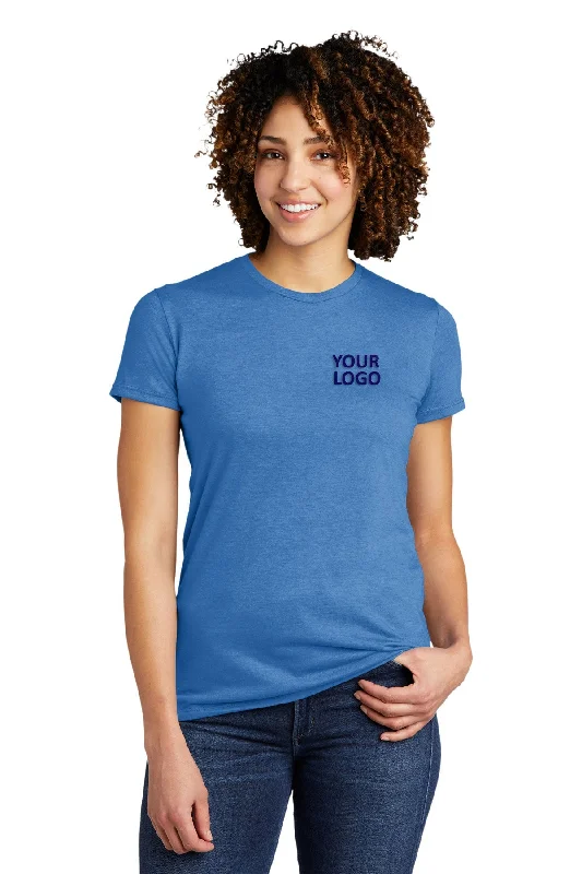 Allmade Women's Tri-Blend Custom Tee, Azure Blue Jersey Fabric Tulle Fabric Batik Fabric Allmade Women's Tri-Blend Custom Tee, Azure Blue Jersey Fabric Tulle Fabric Batik Fabric