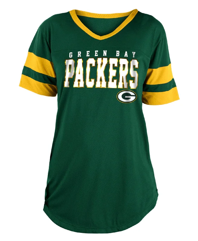 Green Bay Packers Womens Training Camp Mesh Jersey Tee Mesh Fabric Canvas Fabric Denim Fabric Green Bay Packers Womens Training Camp Mesh Jersey Tee Mesh Fabric Canvas Fabric Denim Fabric