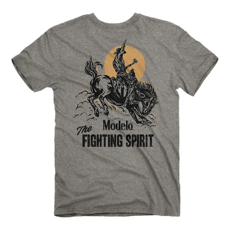 Modelo - Fighting Spirit Bronco T-Shirt Nylon Fabric Polyester Fabric Spandex Fabric Modelo - Fighting Spirit Bronco T-Shirt Nylon Fabric Polyester Fabric Spandex Fabric