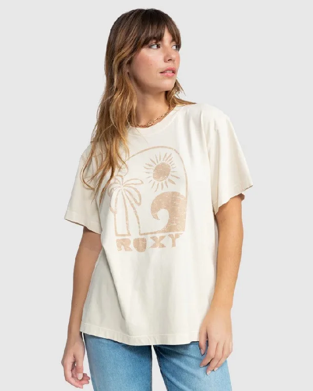 Roxy Mazzy Tee - Sum24 Ribbed T-Shirt High Neck Heavyweight