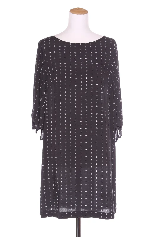 H&M - Printed viscose tie sleeve dress! 12-14