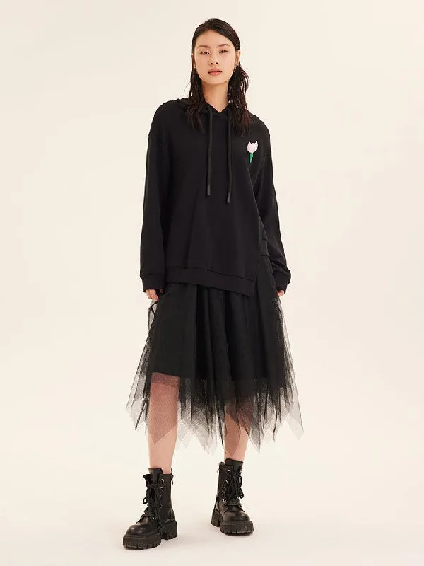 Hoodie Two-Piece Dress