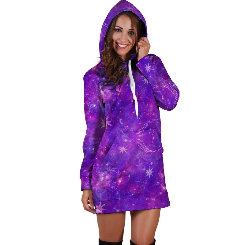 Luna Galaxy Space Hoodie Dress