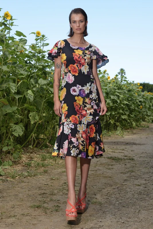 BLACK FLORAL