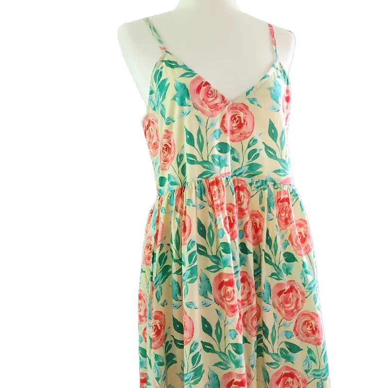 I Can Buy Myself Flowers Block Print Dress