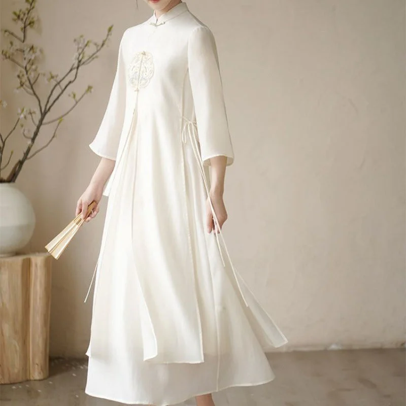 Retro Gentle Zen New Chinese Style Dress
