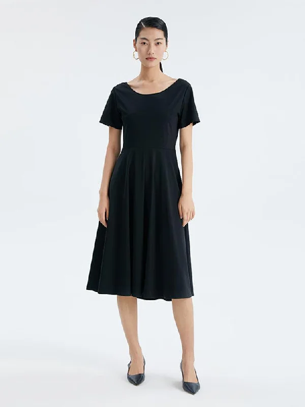 Tencel Knit Twisted Dress