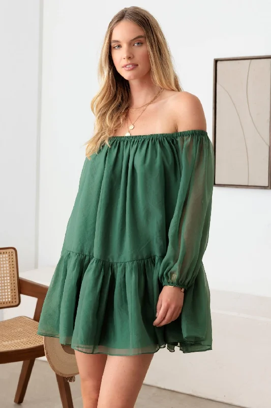 Blue Zone Planet | Le Lis Organza Off Shoulder Puff Sleeve Mini Dress Casual High-Waist Mini Dress Blue Zone Planet | Le Lis Organza Off Shoulder Puff Sleeve Mini Dress Casual High-Waist Mini Dress
