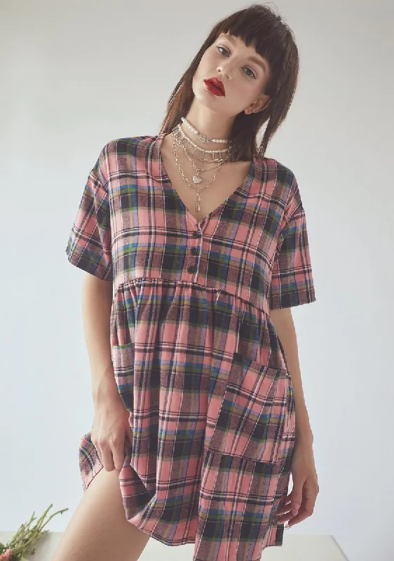 Miss Remembered Oversized Mini Dress Stylish Ribbed Mini Dress