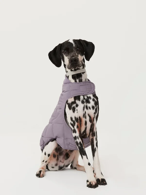 The Skyline Dog Jacket in Slate Violet Quilted Jacket Puffer Jacket Insulated Jacket The Skyline Dog Jacket in Slate Violet Quilted Jacket Puffer Jacket Insulated Jacket