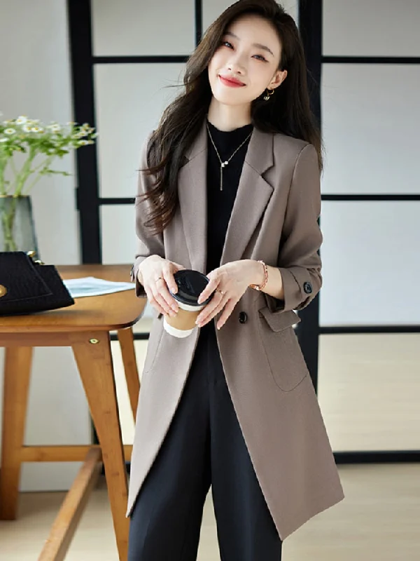 Autumn Trench Coat for Women Mid-length Jackets 2022 New Fashion Women Clothing Suit Jacket Women OL Elegant Long Coat Women Nylon Jacket Polyester Jacket Spandex Jacket Autumn Trench Coat for Women Mid-length Jackets 2022 New Fashion Women Clothing Suit Jacket Women OL Elegant Long Coat Women Nylon Jacket Polyester Jacket Spandex Jacket