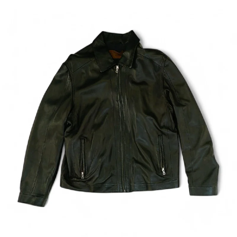 Black Solid Leather Jacket Notch Collar Jacket Peter Pan Collar Jacket Cowl Neck Jacket Black Solid Leather Jacket Notch Collar Jacket Peter Pan Collar Jacket Cowl Neck Jacket