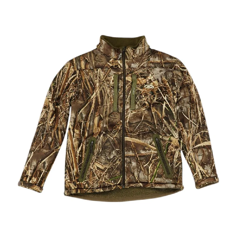 Brown Camo Active Jacket Rayon Fabric Velvet Fabric Corduroy Fabric
