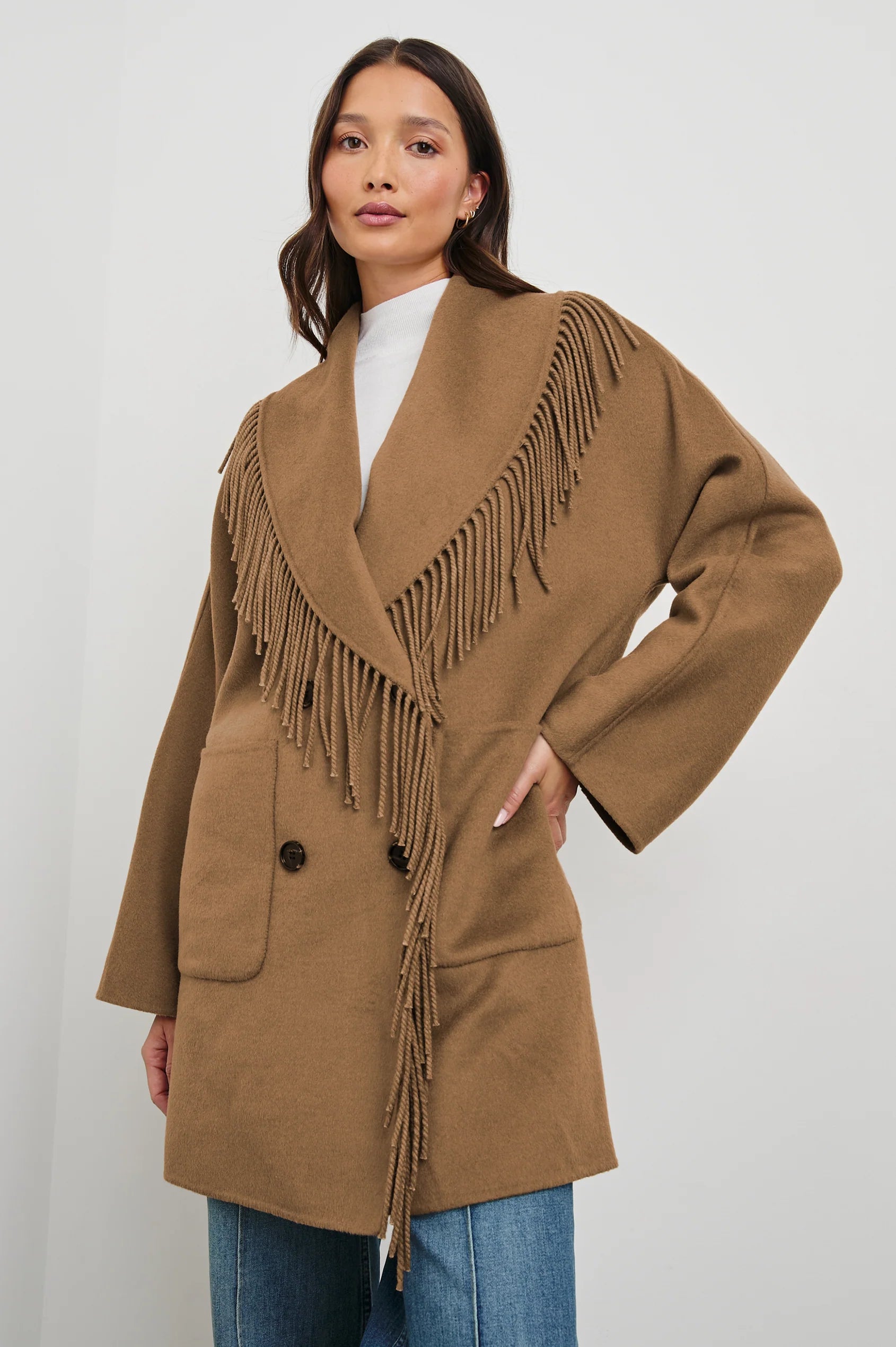 Camel Hugo Jacket Wool Jacket Cashmere Jacket Tweed Jacket