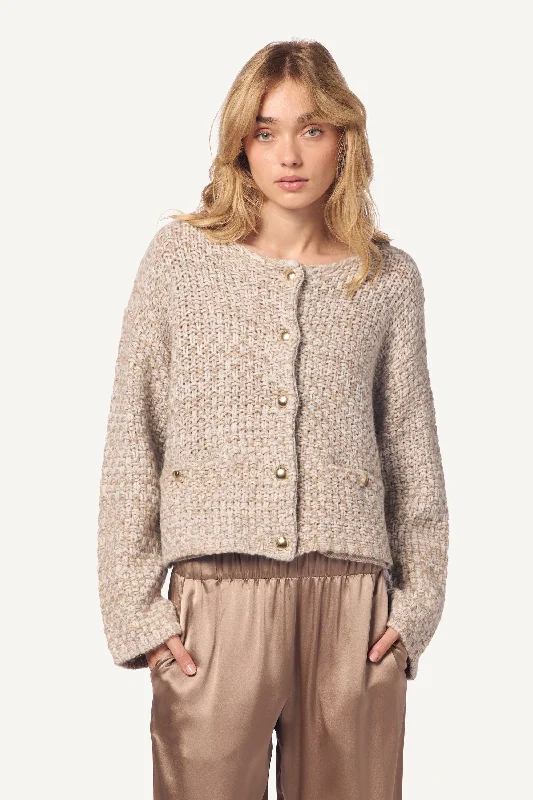 CHARLENE CROPPED WELT POCKET CASHMERE JACKET | ECOGRAVEL MULTI Mesh Jacket Canvas Jacket Denim Jacket