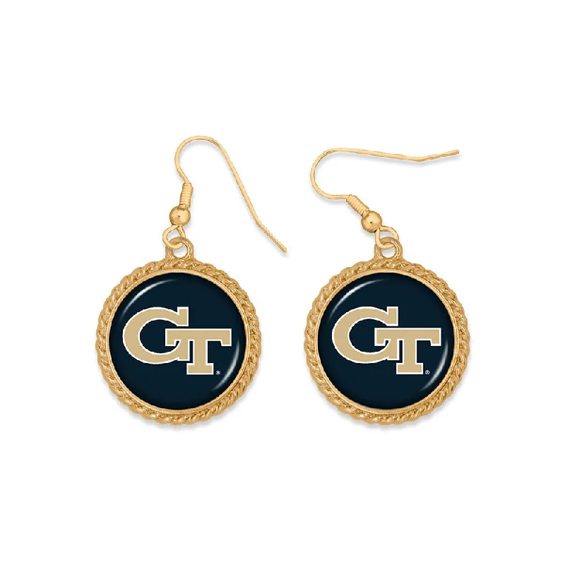 Georgia Tech Yellow Jackets Primary Sydney Earrings Welt Pockets Slit Pockets Flap Pockets Georgia Tech Yellow Jackets Primary Sydney Earrings Welt Pockets Slit Pockets Flap Pockets