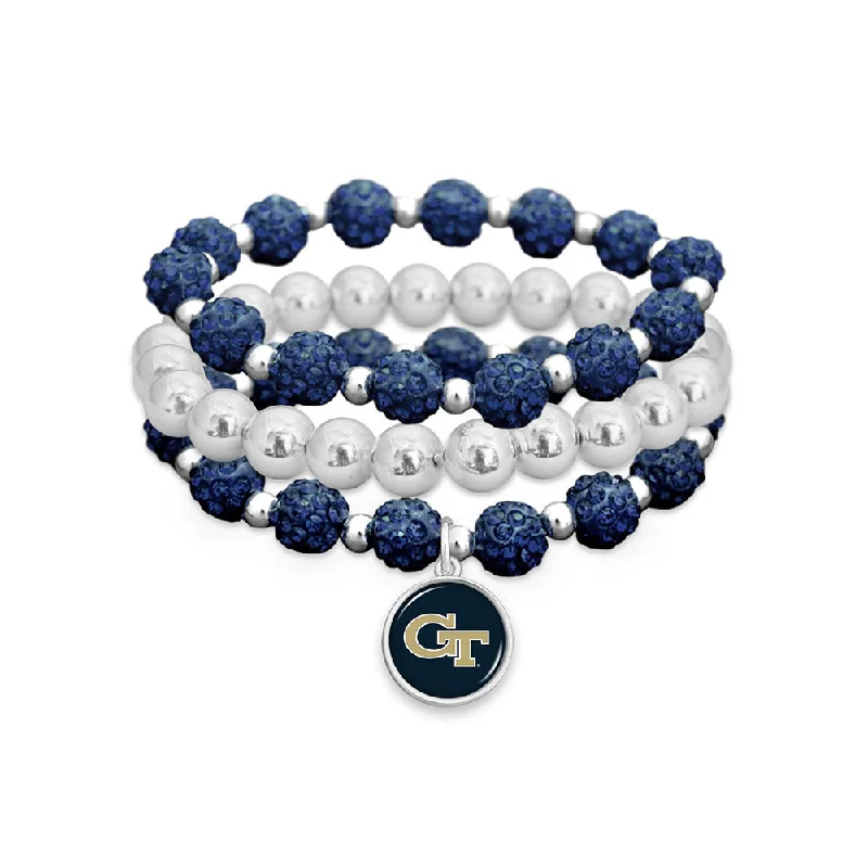 Georgia Tech Yellow Jackets Amanda Bling Stack Bracelets Wool Jacket Cashmere Jacket Tweed Jacket Georgia Tech Yellow Jackets Amanda Bling Stack Bracelets Wool Jacket Cashmere Jacket Tweed Jacket
