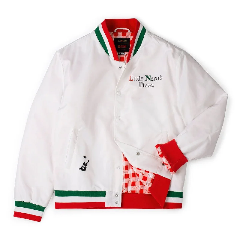 Home Alone "Little Nero's Pizza" – Coach Jacket Striped Jacket Polka Dot Jacket Floral Jacket Home Alone "Little Nero's Pizza" – Coach Jacket Striped Jacket Polka Dot Jacket Floral Jacket