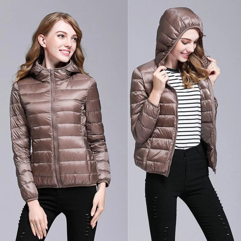 Lightweight Hooded Down Jacket Short Cozy Warmth for Winter & Outdoors Fleece Jacket Down Jacket Parka Lightweight Hooded Down Jacket Short Cozy Warmth for Winter & Outdoors Fleece Jacket Down Jacket Parka