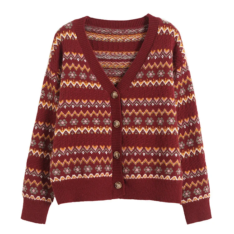 Mori jacquard striped sweater sweet aging cardigan jacket 7729 Plaid Jacket Tartan Jacket Houndstooth Jacket Mori jacquard striped sweater sweet aging cardigan jacket 7729 Plaid Jacket Tartan Jacket Houndstooth Jacket